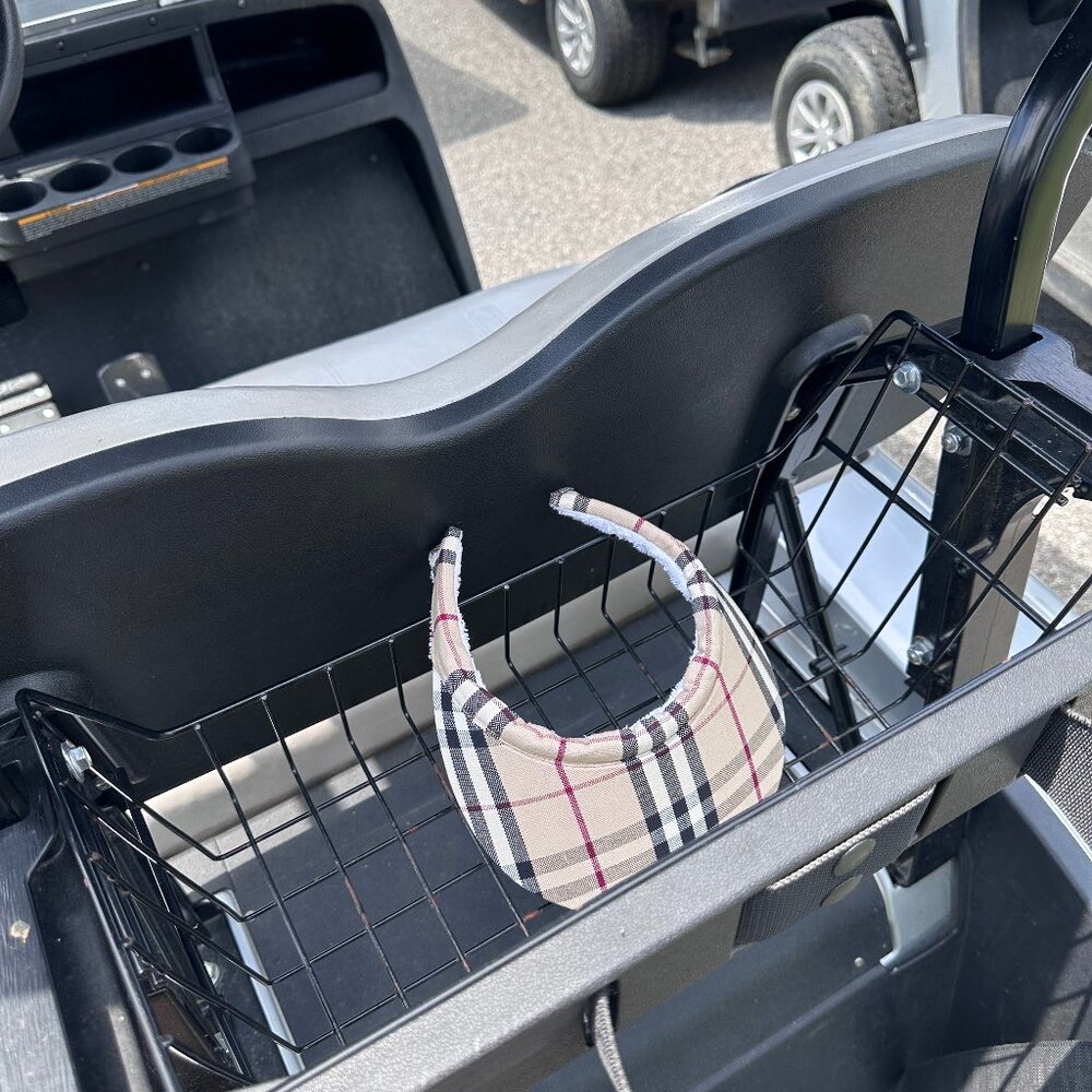 Vintage Burberry Nova Check Golf Visor